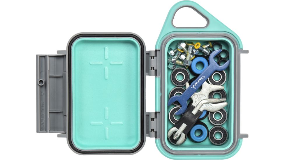 Pelican Go Case G10, Slate/Teal, Small, GOG100-0000-GRY