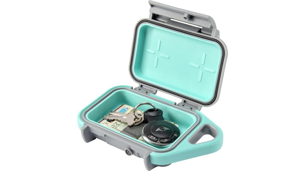 Pelican Go Case G10, Slate/Teal, Small, GOG100-0000-GRY