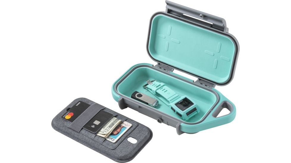 Pelican Go Case G40, Slate/Teal, Large, GOG400-0000-GRY
