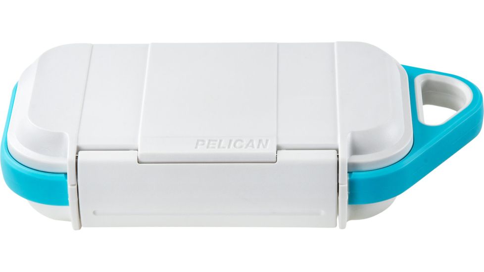 Pelican Go Case G40, White/Aqua, Large, GOG400-0000-WHT