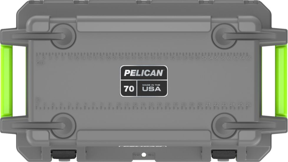 Pelican IM Elite Cooler, Gray/Green, 70 QT, 70Q-1-DKGRYEGRN