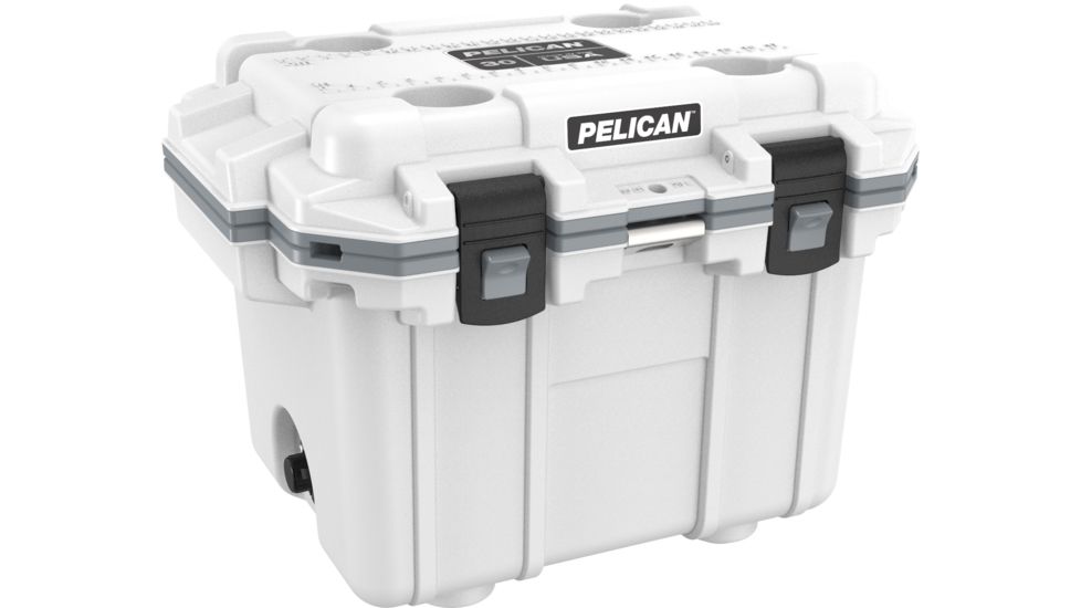Pelican IM Elite Cooler, White/Gray, 30 qt 30Q-1-WHTGRY