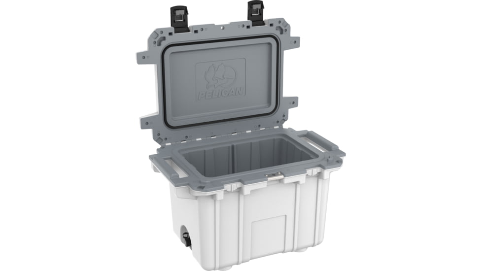 Pelican IM Elite Cooler, White/Gray, 50 qt 50Q-1-WHTGRY