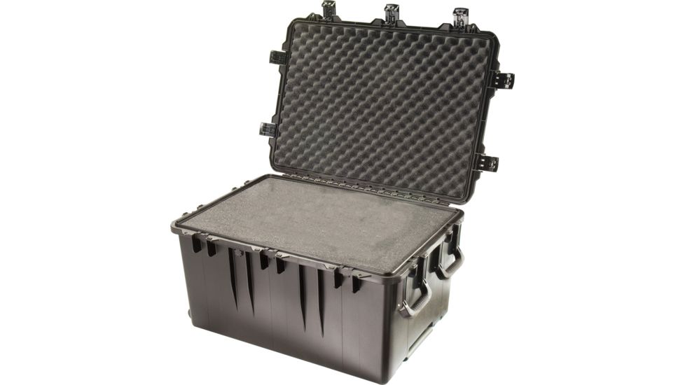 Pelican Storm Cases iM3075 Waterproof Storm Case, Wheels, Black, Cubed Foam 00001