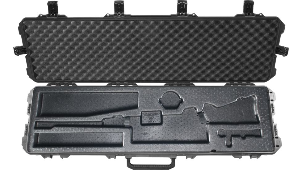 Pelican Storm Cases iM3300 Storm Case with Molded Foam Interior for Rifles, Black, IM3300-00004