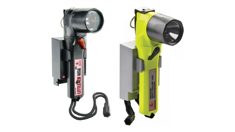 Pelican Little Ed 3660 Rechargeable Flashlight, Black, Yellow