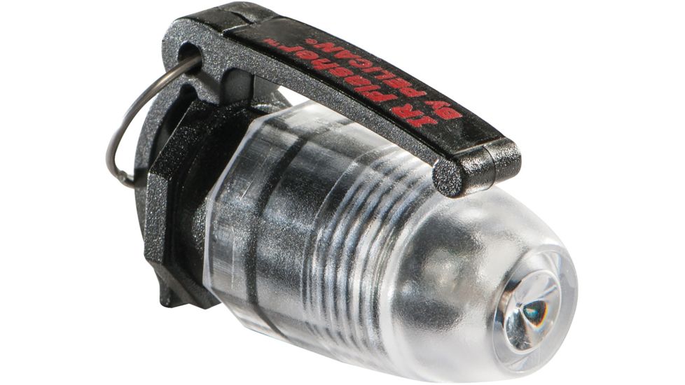 Pelican Mini Flasher Submersible Flashlight, Black Finish, Infrared LED - 2130IR