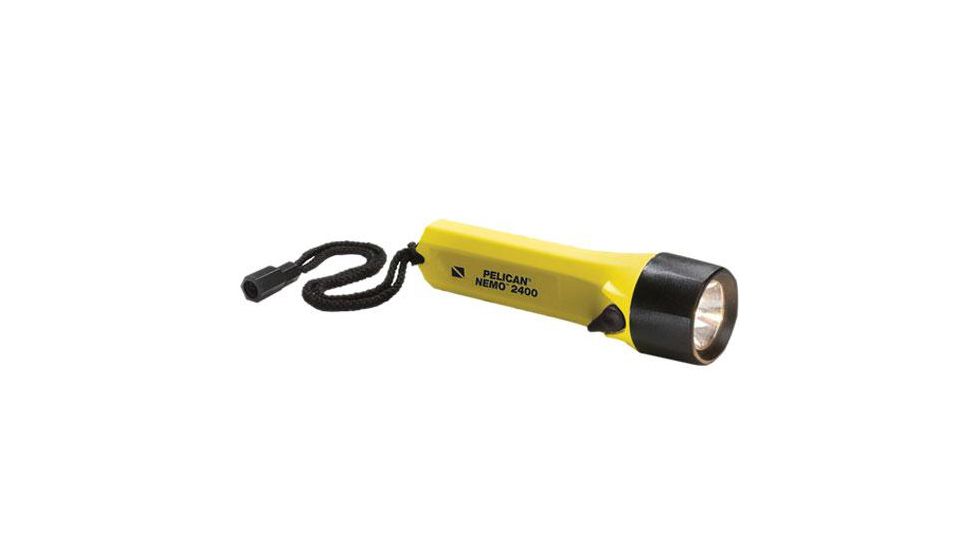 Pelican Nemo 2400N Xenon 4AA Waterproof Flashlight - Yellow 2400-017-247