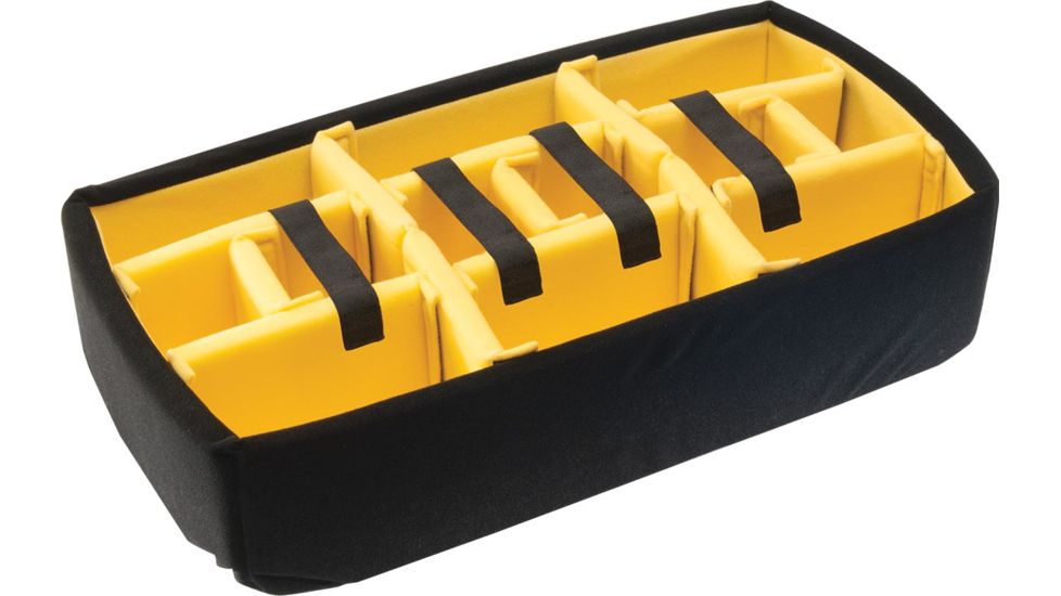 Pelican Padded Divider Set Kit for 1535 Case, Black, 015350-4060-000