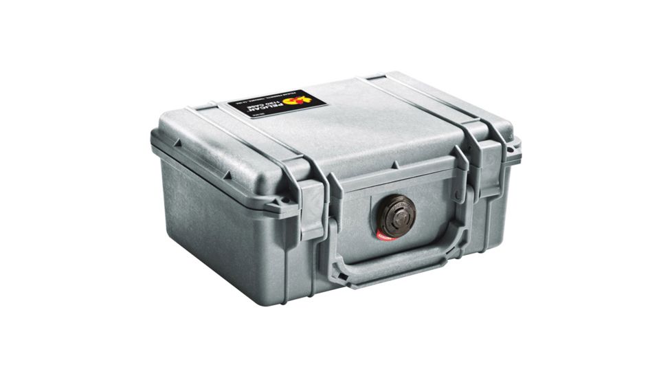 Pelican Protector Case, Silver, 8.3 x 5.8 x 3.8in 1150 SILVER