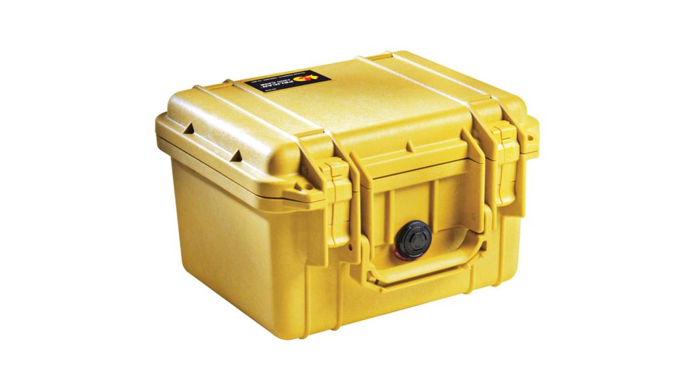 Pelican Protector Case, Yellow, 9.2 x 7 x 6.1in 1300 YELLOW