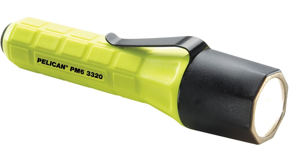 Pelican PM6 3320 M6 Lithium Battery Xenon Lamp Polymer Flashlight - Yellow