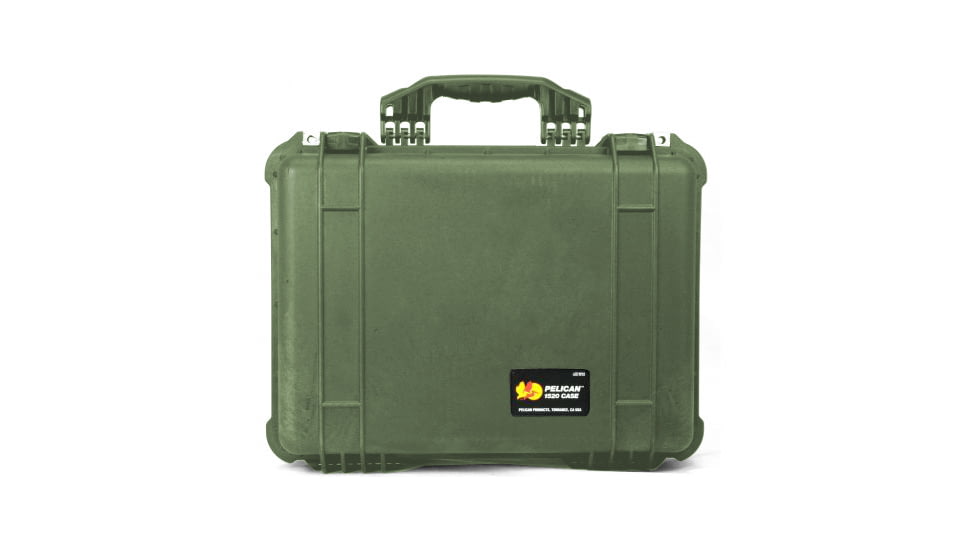 Pelican 1520 Protector 19x15x7in Watertight Carrying Case, OD Green w/Travel Bag