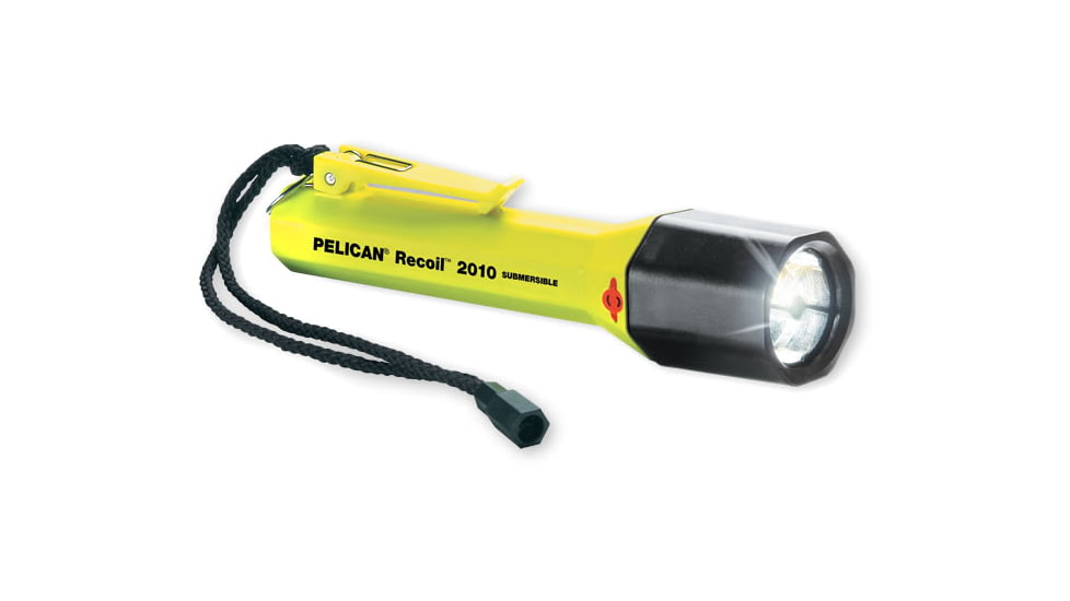 Pelican SabreLite 2010 LED Waterproof Flashlight, Yellow 2010-016-245