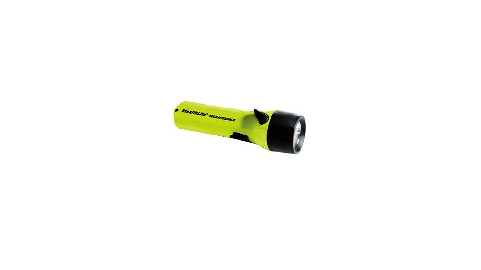 Pelican StealthLite Rechargeable 2450 Waterproof Yellow Flashlight, No Charger 2451B