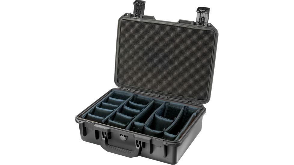 Pelican Storm Cases iM2300 Dry Box, 18.2x13.4x6.7, Black, Padded Divider iM2300-00002