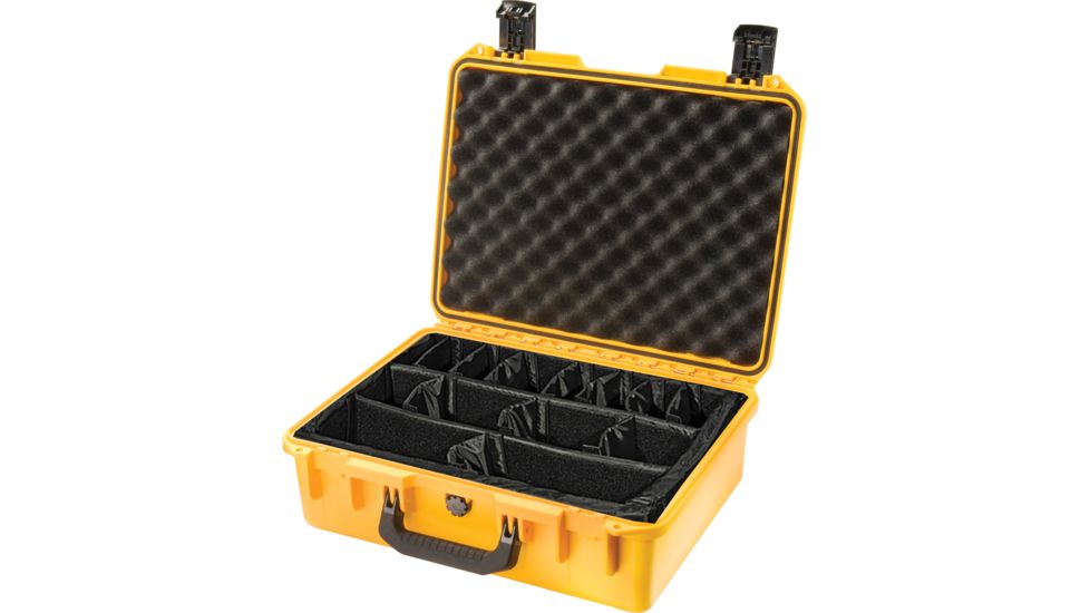 Pelican Storm Cases iM2400 Dry Box, 18x13x6.7in Interior, Yellow, Padded Divider iM2400-20002