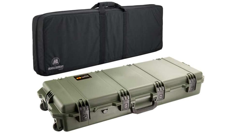 Pelican Storm Cases IM3100 Case, OD Green w/Black Soft-Sided Bag 472PWCDW3100ODBLK