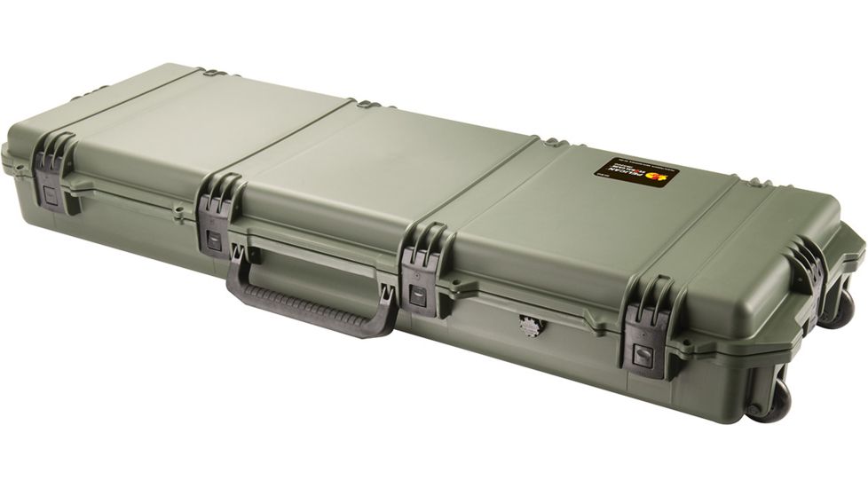 Pelican Storm Cases iM3200 Dry Box w/Wheels, 44x14x6in Interior, Olive, No Foam iM3200-30000