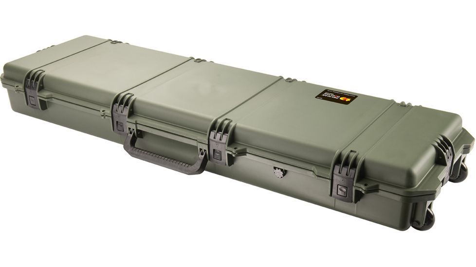 Pelican Storm Cases iM3300 Hard Gun Case w/Wheels, 53.8in, No Foam, Olive, iM3300-30000