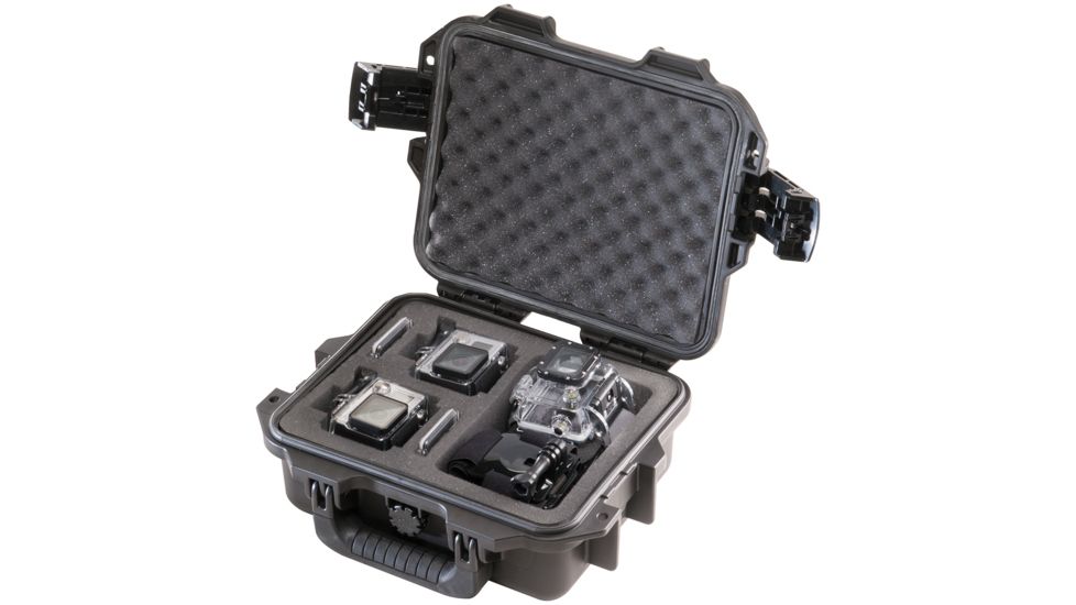 Pelican Storm Cases SACC GoPro 11in.x9in.x4in. Black Case, Foam, iM2050GP2, Holds Two GoPro Accessories SACC-2-IM2050-BLK