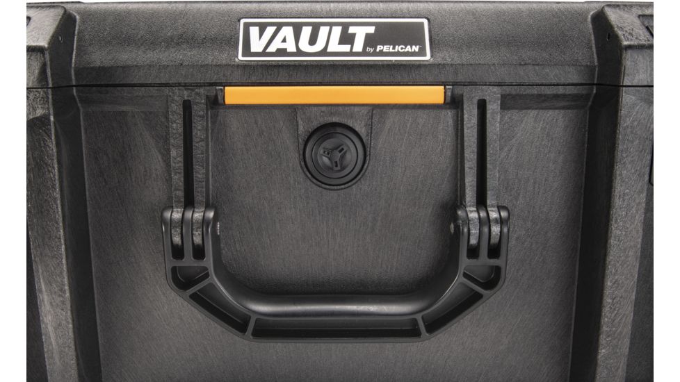 Pelican VAULT V550 Case, Equipment, 19x14x8.5 inch Internal, 22.42x17.46x9.16 inch External Dimension, Black, VCV550-0000-BLK