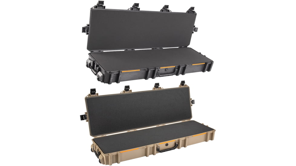 Pelican VAULT V800 Double Rifle Case, 56.11in, Black, Tan