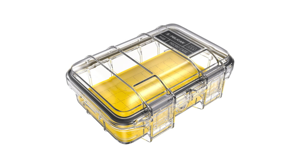 Pelican M40 Micro Case, Yellow/Clear, M400-0250-110