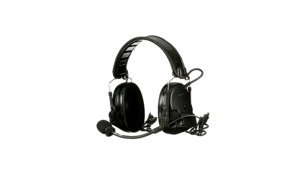 PELTOR 3M PELTOR ComTac V Headset, Foldable, Dual Lead, Standard Dynamic Mic, NATO Wiring, Black, MT20H682FB-19 SV