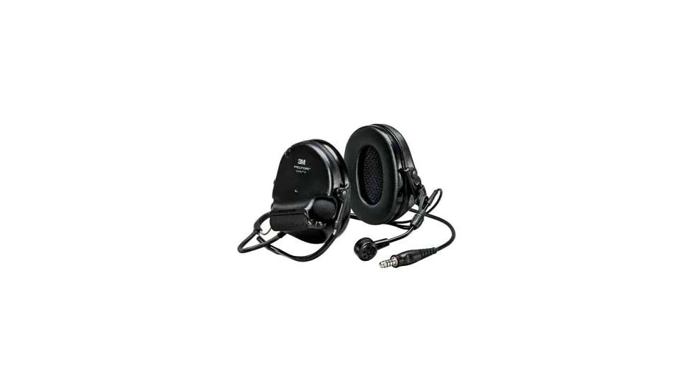 PELTOR 3M, SwatTac VI NIB Headset, Single DL, Backband, 915 Mhz, Black, MT20H682BB-47N SVS