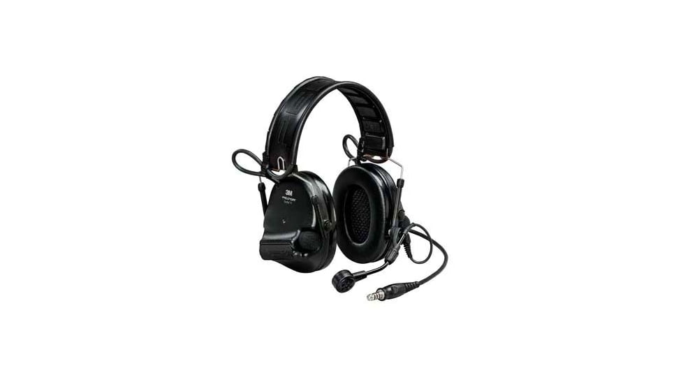 PELTOR 3M, SwatTac VI NIB Headset, Single DL, Headband And ARC, 915 Mhz, Black, MT20H682FB-47N SVS