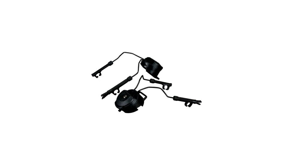 PELTOR Accessory Rail Connector, Left &amp; Right Side Attachments, 1 EA/Case, Black, ARC