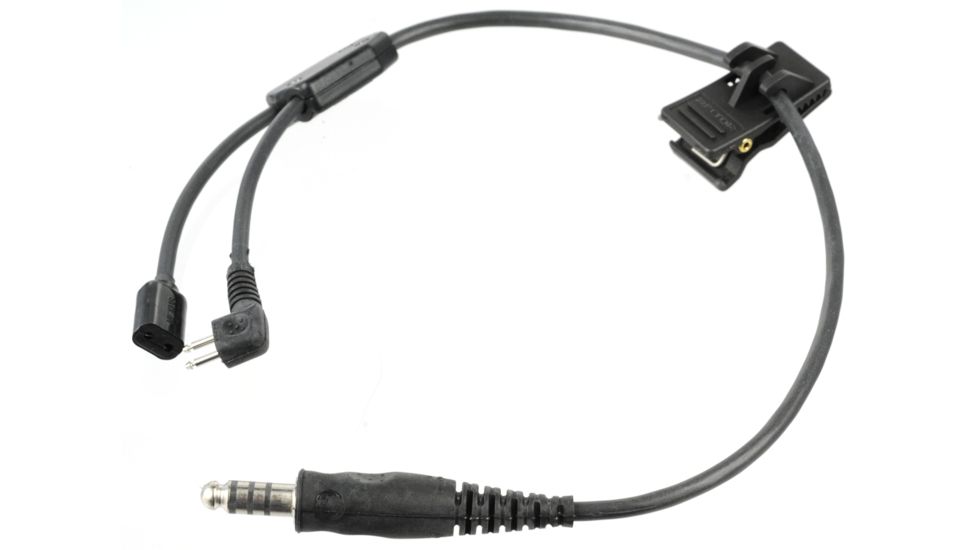 Peltor Microphone Y-Cable harness assembly FL6AC