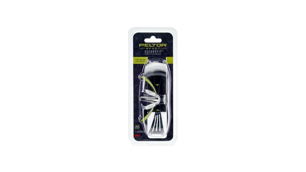 PELTOR Sport SecureFit 400 Eye Protection, Clear Anti-Fog, 8/Case, Clear, SF400-PC-8