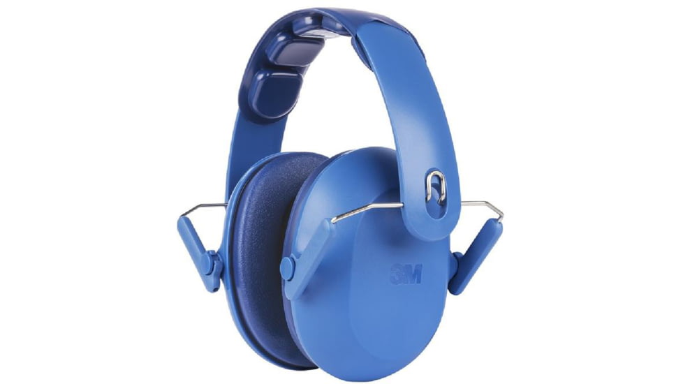 Peltor PKIDSBBLU Kids Hearing Protection 22 DB Over The Head Blue Cups W/Blue H
