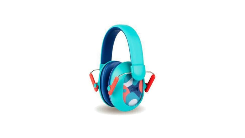 Peltor PKIDSPTEAL Kids Hearing Protection Plus 23 DB Over The Head Teal Cups W/T