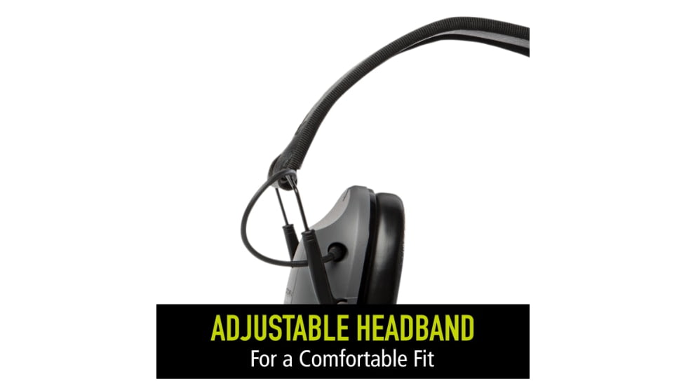 PELTOR RangeGuard Electronic Folding Ear Muff, Gray/Black, RG-OTH-4