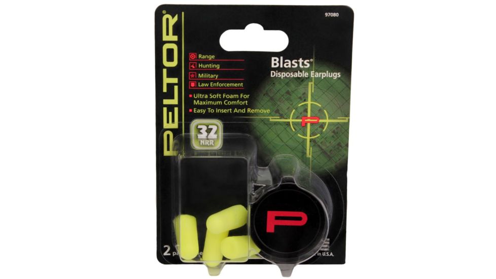 Peltor Ultra Soft Disposable Earplugs With Storage Container