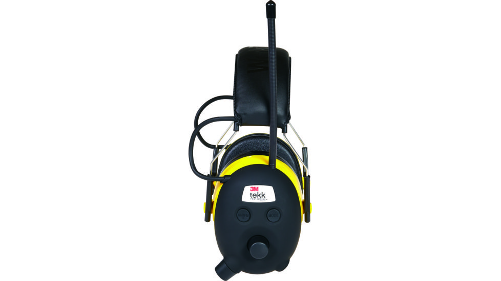 Peltor WorkTunes Hearing Protector With Digital Tuning Yellow/Black