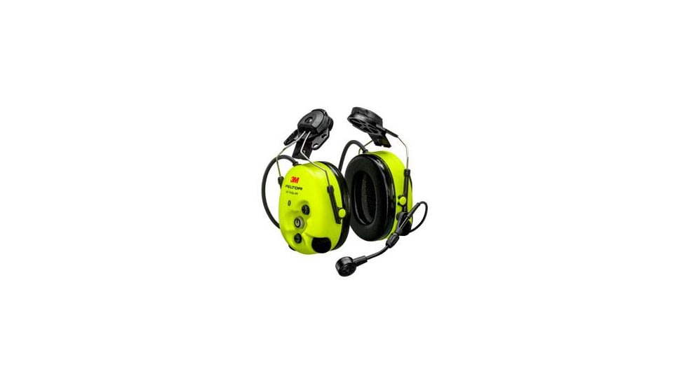 PELTOR WS Protac XPI FLX2 Headset Hard Hat Attached, Black/Yellow, MT15H7P3EWS6-111