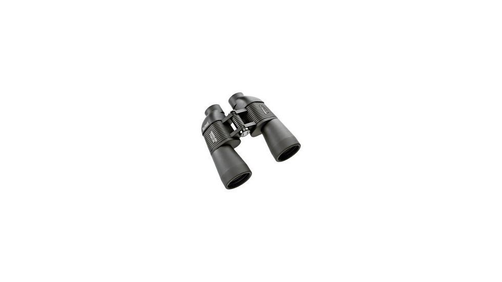 Bushnell PermaFocus 12x50 Porro Prism Rubber Armored Binoculars, Black, Clam Pack, 175012c