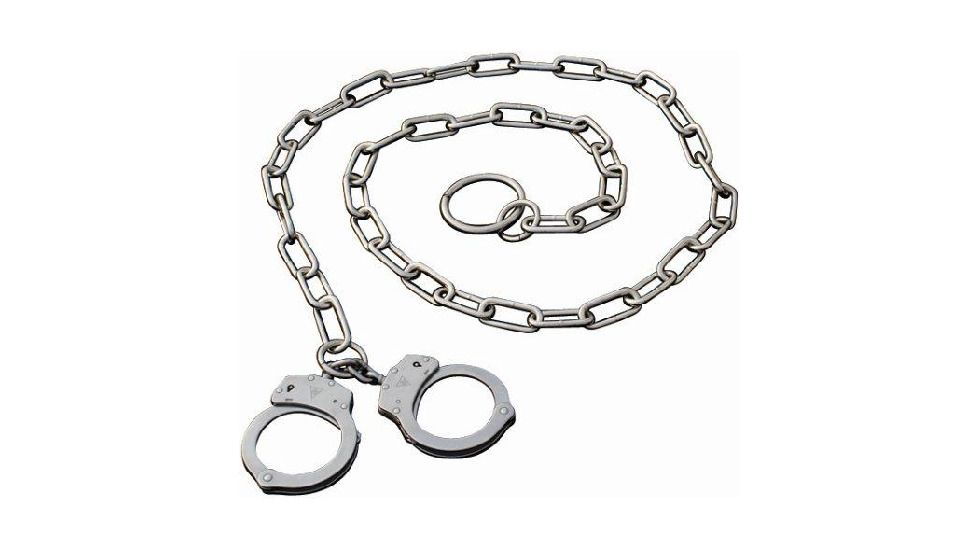 Penn Arms 2 Cuffs On 60inch Chain, End Ring - HC 6000