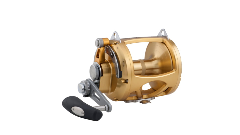 Penn Fishing International VISW Conventional Reel, 3.1/1 / 1.5/1, Right, 80, Gold, INT80VISW