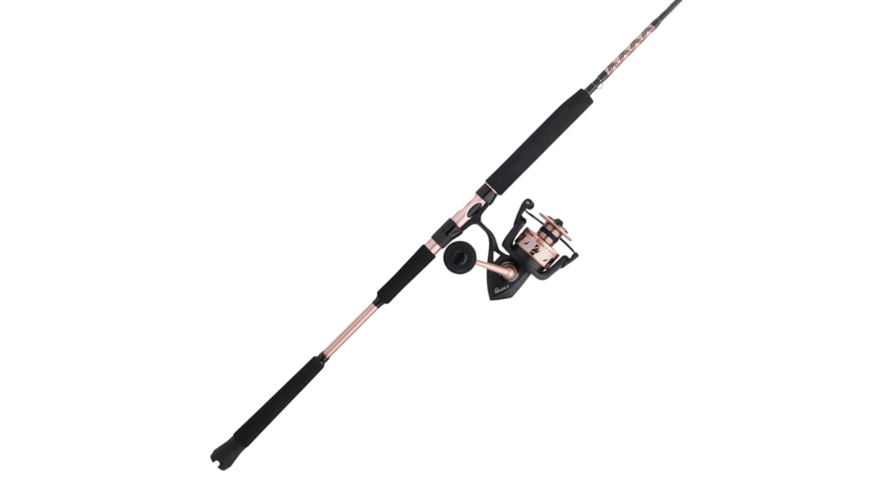Penn Fishing Passion II Combo, 4.6/1, Right/Left, 6000, 6ft. 6in. Rod Length, Medium Heavy Power, Fast Action, 1 Piece Rod, Black/Rose Gold, PASII6000661MH