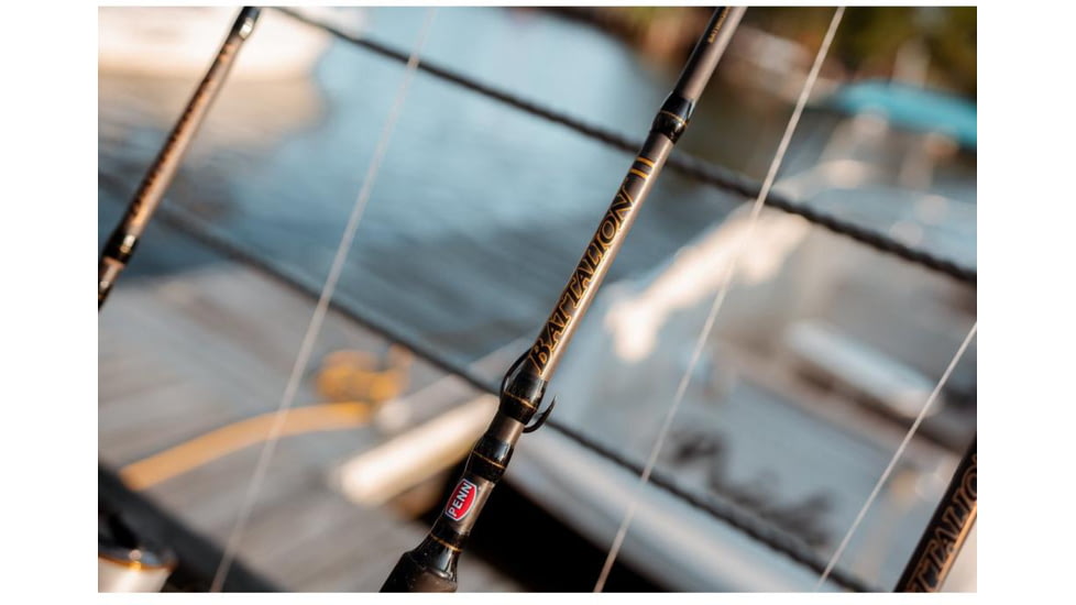 Penn Fishing Penn Battalion II Inshore Rod Slc2 Construction Cork Handle, Fuji Seat, Fuji Alconite Guides, 10-17lb, Cast, 70, BATINII1017C70