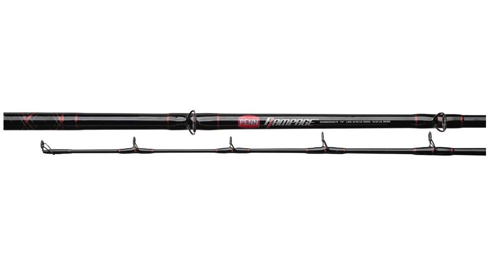 Penn Fishing Rampage Boat Casting Rod, 20-40 lb, 7ft. 180257
