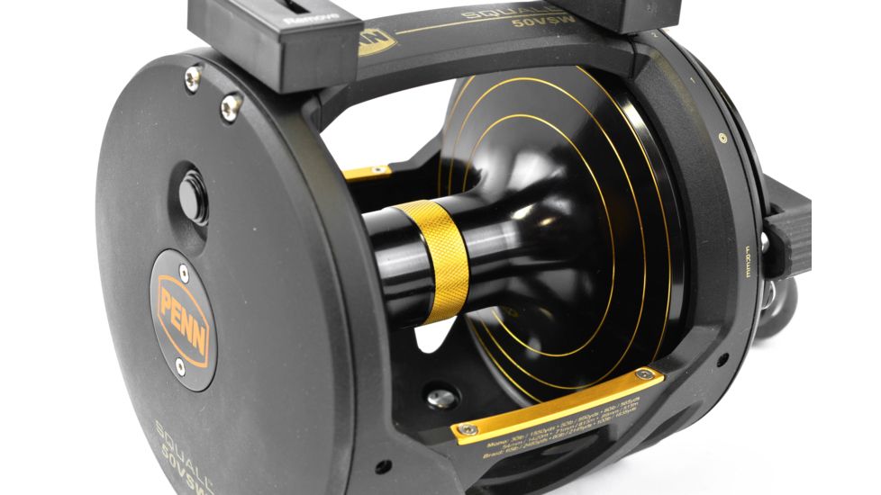 Penn Fishing Squall Lever Drag 2 Speed Reel, 50VSW 180433