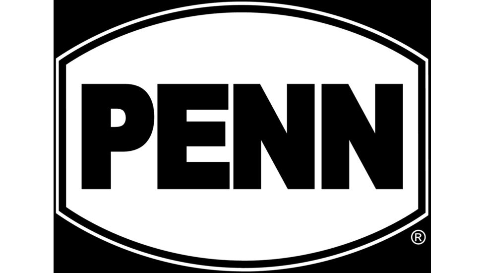 Penn Logo Sticker, White, 5in. 180669