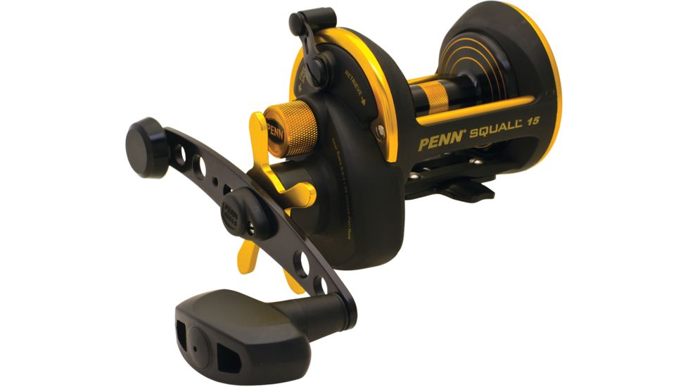 Penn Squall Star Drag Reel, Mag Brake, 15 180491