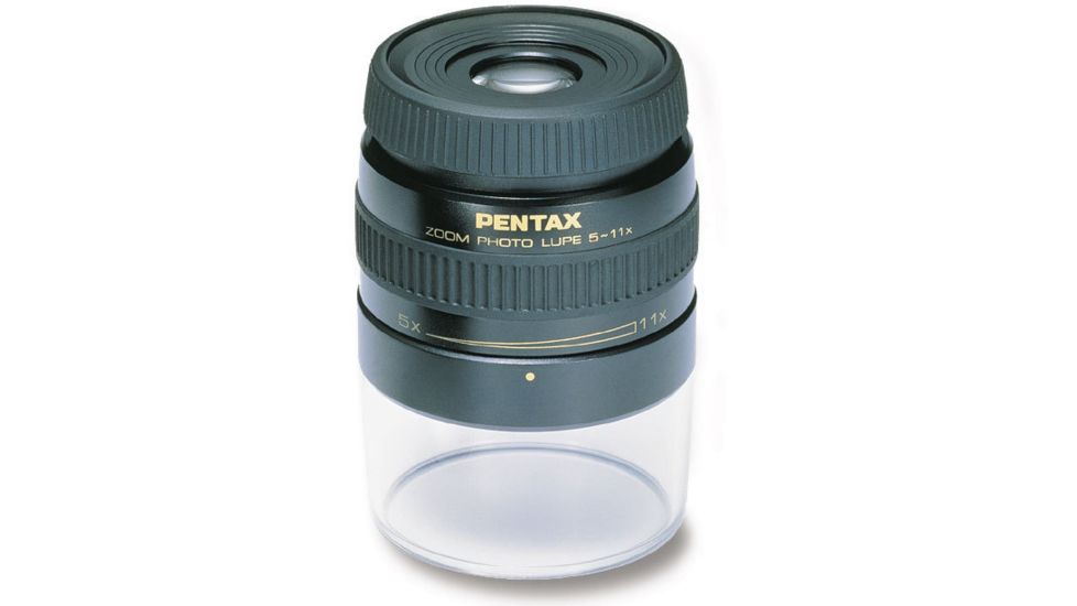 Pentax 5-11x Zoom Aspheric Super Multi Coated Magnifier Loupe  w/ Transparency stand - 60053